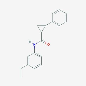 N-(3-ethylphenyl)-2-phenylcyclopropanecarboxamide