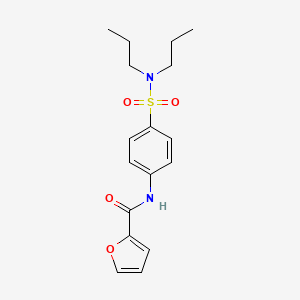 N-[4-(dipropylsulfamoyl)phenyl]furan-2-carboxamide