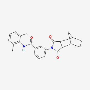 N-(2,6-dimethylphenyl)-3-(1,3-dioxooctahydro-2H-4,7-methanoisoindol-2-yl)benzamide