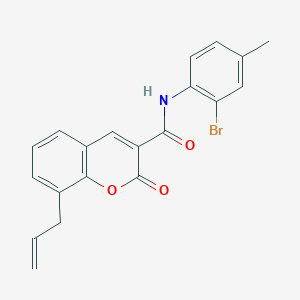 8-allyl-N-(2-bromo-4-methylphenyl)-2-oxo-2H-chromene-3-carboxamide