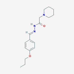 2-(1-piperidinyl)-N'-(4-propoxybenzylidene)acetohydrazide