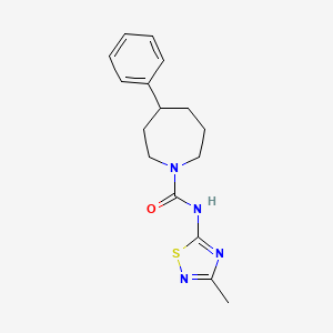 N-(3-methyl-1,2,4-thiadiazol-5-yl)-4-phenylazepane-1-carboxamide