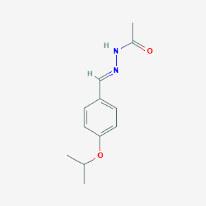 molecular formula C12H16N2O2 B403680 N'-(4-isopropoxybenzylidene)acetohydrazide 
