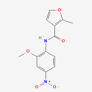 N-(2-methoxy-4-nitrophenyl)-2-methylfuran-3-carboxamide