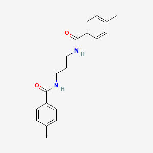 4-METHYL-N-{3-[(4-METHYLPHENYL)FORMAMIDO]PROPYL}BENZAMIDE