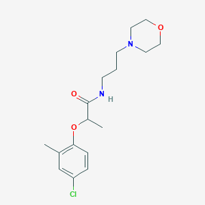 2-(4-chloro-2-methylphenoxy)-N-[3-(morpholin-4-yl)propyl]propanamide