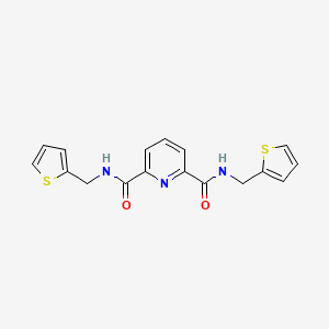 N,N'-bis(thiophen-2-ylmethyl)pyridine-2,6-dicarboxamide