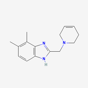 2-(3,6-dihydropyridin-1(2H)-ylmethyl)-6,7-dimethyl-1H-benzimidazole