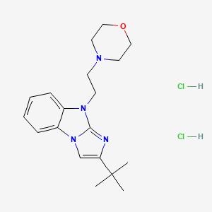 2-tert-butyl-9-[2-(4-morpholinyl)ethyl]-9H-imidazo[1,2-a]benzimidazole dihydrochloride