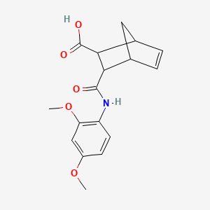 3-[(2,4-Dimethoxyphenyl)carbamoyl]bicyclo[2.2.1]hept-5-ene-2-carboxylic acid