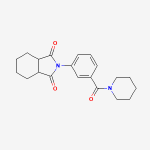 2-[3-(piperidin-1-ylcarbonyl)phenyl]hexahydro-1H-isoindole-1,3(2H)-dione