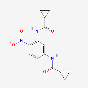 N-(5-CYCLOPROPANEAMIDO-2-NITROPHENYL)CYCLOPROPANECARBOXAMIDE