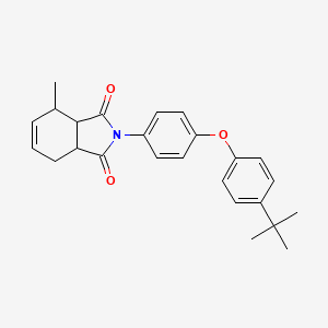 2-[4-(4-tert-butylphenoxy)phenyl]-4-methyl-3a,4,7,7a-tetrahydroisoindole-1,3-dione