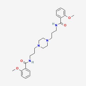 N,N'-(1,4-piperazinediyldi-3,1-propanediyl)bis(2-methoxybenzamide)