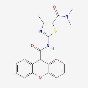 NN4-TRIMETHYL-2-(9H-XANTHENE-9-AMIDO)-13-THIAZOLE-5-CARBOXAMIDE