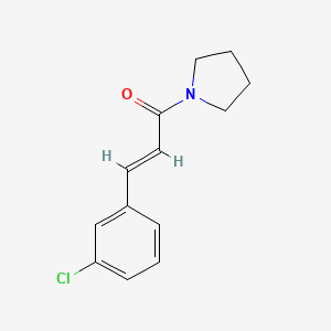 1-[3-(3-chlorophenyl)acryloyl]pyrrolidine