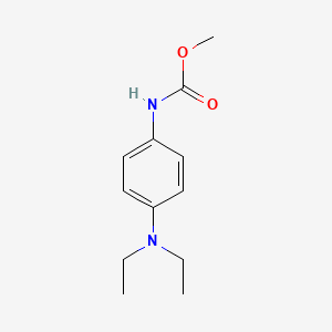 molecular formula C12H18N2O2 B4037088 methyl [4-(diethylamino)phenyl]carbamate 