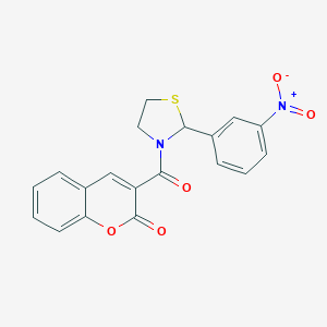 3-[2-(3-Nitro-phenyl)-thiazolidine-3-carbonyl]-chromen-2-one