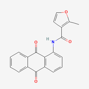 N-(9,10-dioxo-9,10-dihydro-1-anthracenyl)-2-methyl-3-furamide