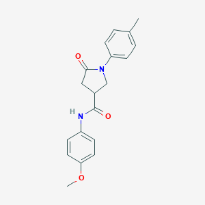 N-(4-methoxyphenyl)-1-(4-methylphenyl)-5-oxopyrrolidine-3-carboxamide