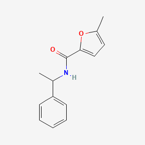 5-methyl-N-(1-phenylethyl)furan-2-carboxamide