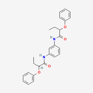 N,N'-benzene-1,3-diylbis(2-phenoxybutanamide)