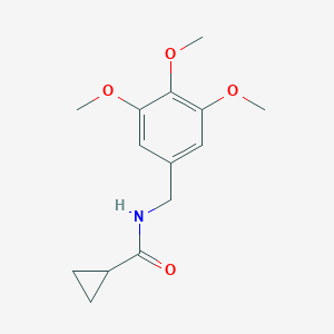 N-(3,4,5-trimethoxybenzyl)cyclopropanecarboxamide