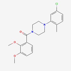 [4-(5-CHLORO-2-METHYLPHENYL)PIPERAZINO](2,3-DIMETHOXYPHENYL)METHANONE