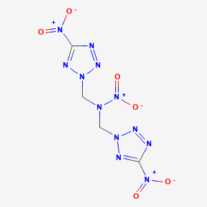 2-{[2-hydroxy-1-({5-nitro-2H-tetraazol-2-yl}methyl)-2-oxidohydrazino]methyl}-5-nitro-2H-tetraazole