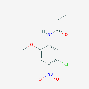 N-(5-chloro-2-methoxy-4-nitrophenyl)propanamide