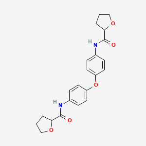 N-{4-[4-(OXOLANE-2-AMIDO)PHENOXY]PHENYL}OXOLANE-2-CARBOXAMIDE