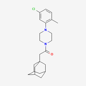 2-(ADAMANTAN-1-YL)-1-[4-(5-CHLORO-2-METHYLPHENYL)PIPERAZIN-1-YL]ETHANONE