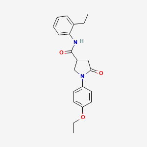 1-(4-ethoxyphenyl)-N-(2-ethylphenyl)-5-oxopyrrolidine-3-carboxamide