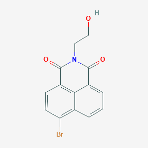 molecular formula C14H10BrNO3 B403763 6-Bromo-2-(2-hydroxyethyl)-1H-benzo[de]isoquinoline-1,3(2H)-dione CAS No. 52559-37-2