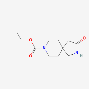 molecular formula C12H18N2O3 B4037634 allyl 3-oxo-2,8-diazaspiro[4.5]decane-8-carboxylate 