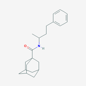 molecular formula C21H29NO B4037714 N-(1-甲基-3-苯基丙基)-1-金刚烷甲酰胺 