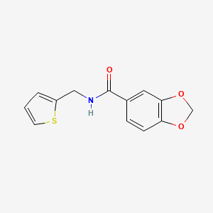 N-[(THIOPHEN-2-YL)METHYL]-2H-13-BENZODIOXOLE-5-CARBOXAMIDE