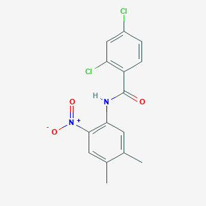 2,4-dichloro-N-(4,5-dimethyl-2-nitrophenyl)benzamide