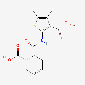 6-({[3-(methoxycarbonyl)-4,5-dimethyl-2-thienyl]amino}carbonyl)-3-cyclohexene-1-carboxylic acid