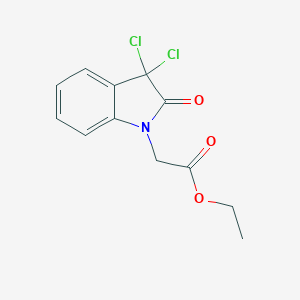 Ethyl 2-(3,3-dichloro-2-oxoindol-1-yl)acetate