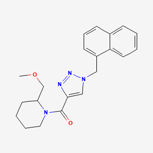 2-(methoxymethyl)-1-{[1-(1-naphthylmethyl)-1H-1,2,3-triazol-4-yl]carbonyl}piperidine