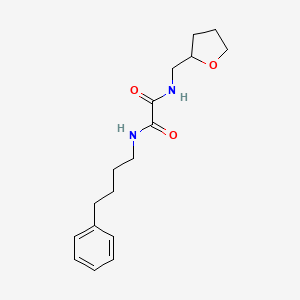 molecular formula C17H24N2O3 B4037819 N-[(OXOLAN-2-YL)METHYL]-N'-(4-PHENYLBUTYL)ETHANEDIAMIDE 