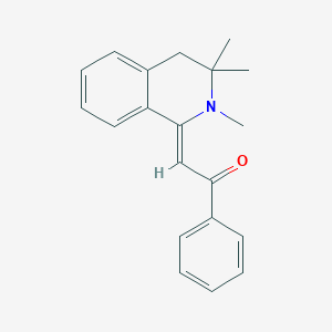 1-phenyl-2-(2,3,3-trimethyl-3,4-dihydro-1(2H)-isoquinolinylidene)ethanone
