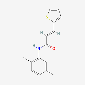 N-(2,5-dimethylphenyl)-3-(2-thienyl)acrylamide