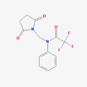 N-[(2,5-dioxopyrrolidin-1-yl)methyl]-2,2,2-trifluoro-N-phenylacetamide
