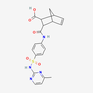 3-({4-[(4-Methylpyrimidin-2-yl)sulfamoyl]phenyl}carbamoyl)bicyclo[2.2.1]hept-5-ene-2-carboxylic acid