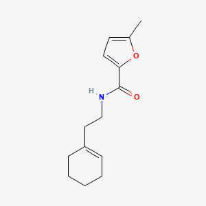 molecular formula C14H19NO2 B4037989 N-[2-(1-环己烯-1-基)乙基]-5-甲基-2-呋喃甲酰胺 