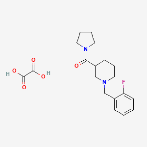 1-(2-fluorobenzyl)-3-(1-pyrrolidinylcarbonyl)piperidine oxalate