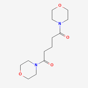 molecular formula C13H22N2O4 B4038032 1,5-DIMORPHOLINO-1,5-PENTANEDIONE 