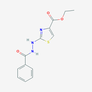 Ethyl 2-(2-benzoylhydrazino)-1,3-thiazole-4-carboxylate